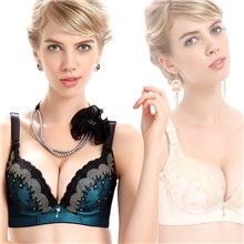 【伙拼】内衣厂家蓝色妖姬加厚磁疗聚拢调整型品牌文胸批发