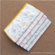 S7663西松屋印花三层纱布手帕/喂奶巾35X35
