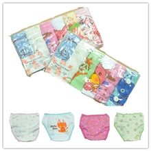 外贸日单盒装儿童内裤可爱纯棉透气棉女童内裤宝宝卡通面包裤