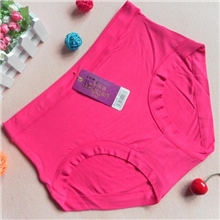 女士内裤一等竹纤维纯色大码妈咪高腰女款内裤批发NO:3378内裤