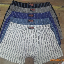 新款品牌男士时尚印花平脚内裤男士弹力内裤涤棉舒适内裤厂家批发