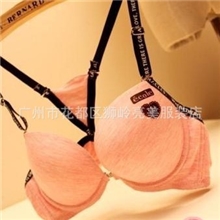 2111可爱前扣背心美背纯棉纯棉聚拢少女文胸内衣套装批发供应