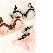 日单淘宝实体爆款可爱日系少女内衣爆乳聚拢型文胸少女文胸