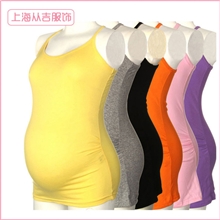 2013爆款夏季孕妇装糖果色吊带背心打底衫胖MM大码女装6色8646