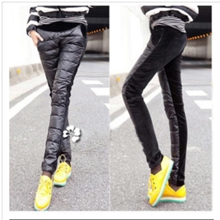 冬装时髦外穿带绒保暖孕妇装前皮厚棉裤孕妇托腹保暖裤ph12