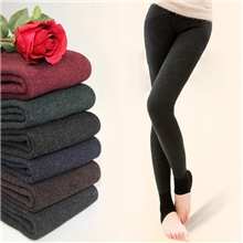 雅嘉诗竹炭抗起球羊绒加厚无缝一体裤打底保暖裤厂家批发