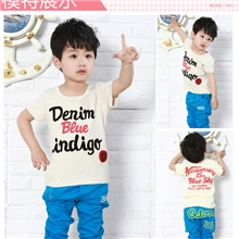 <一件代发>儿童短袖T恤男童短袖T恤全棉童装宝宝短袖