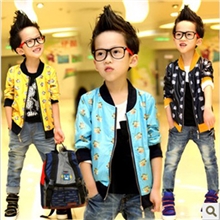 童装男童秋装2013新款儿童宝宝老虎外套夹克衣服批发