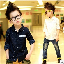 【招豹制衣】2013韩版男童童t恤海军钩男童t恤时尚男童长袖t恤