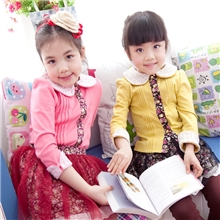 2013春秋款童裙新款韩版中大儿童纯棉蓬蓬裙两件童套装批发13225