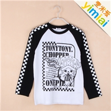 【壹米爱】*男大童纯棉短袖T恤日单童装批发13新款长袖T恤