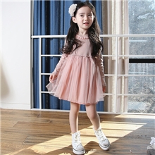 秋冬款童裙外贸原单品质童装长袖纯棉加厚连衣裙韩国公主裙