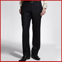 男士黑色西裤酒店经理工作裤直筒服务员工作裤主管领班工作裤