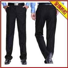 男士西裤服务员裤子酒店工作服裤子服务员工作裤黑色