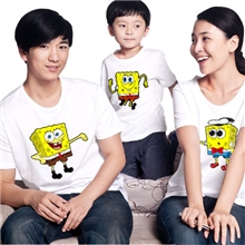 供中国亲子装地摊T恤、广告衫、文化衫、全棉多色、超特价批发