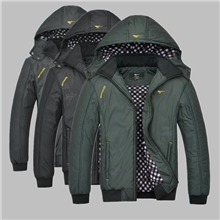 厂家直销新款男士棉衣潮男装保暖立领棉服可脱帽时尚男式外套