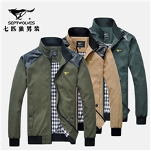 2013新款春秋装商务休闲立领外套韩版男装代理男士薄夹克
