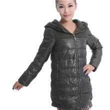 YESHON雁皇2013新款正品羽绒服女士中长款VF06601