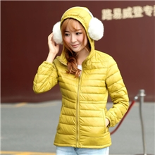 优衣库2013新款糖果色系连帽清纯甜美女羽绒服品牌厂家批发