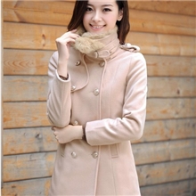 2013秋冬新品韩版女装呢子外套短款修身呢大衣毛呢外套