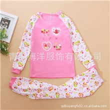 小番薯厂家直销儿童纯棉内衣套装中小童秋衣秋裤童内衣内裤套装