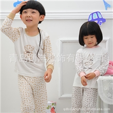 竹纤维儿童内衣宝宝秋衣秋裤童装批发特价保暖竹纤维儿童内衣裤