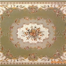 中国传统式图案羊毛地毯，新西兰羊毛，国产大白毛。