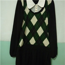 供应日本原单甜美学院风女生连衣裙