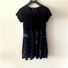 arw星空连衣裙秋冬百搭连衣裙