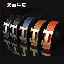 皮带男仕女士皮带真皮情侣真皮腰带双面牛皮厂价淘宝网店货源