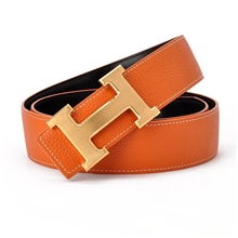 原版皮H扣皮带男女士H头真皮腰带头层牛皮铜扣头批发一件代发