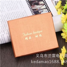 新款金色高档欧美钱包纸盒