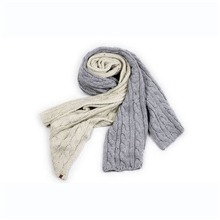 批发新款韩版精美麻花冰岛毛优质围巾时尚简约男女通用情侣围巾