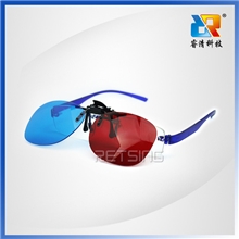 厂家供应3D眼镜各种款式（提供专利授权）红蓝夹片