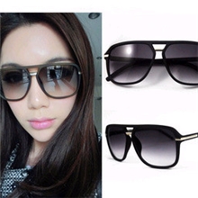 淘宝爆款厂家定做时尚大方框男女眼镜太阳镜金属墨镜男女通用