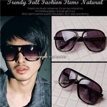 韩版复古大框墨镜男士潮人必备超大黑框蛤蟆镜女男式太阳镜