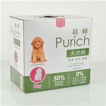 醇粹Purich狗粮泰迪贵宾专用奶糕幼犬粮3kg美毛宠物狗粮天然粮