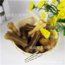 宠物咬胶狗咬胶狗磨牙棒幼犬咬胶宠物磨牙骨皮压骨10个装