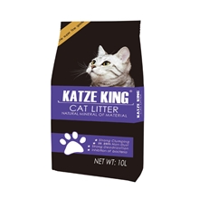 凯泽金宠物用品天然钠基膨润土清洁无尘结团型猫砂10L