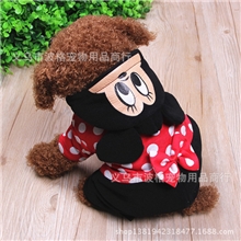 宠物棉衣秋冬保暖款狗狗变身装可爱米奇四脚衣卡通米奇款