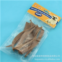 厂家现货供应5寸牛筋片9片装狗咬胶宠物磨牙洁齿食品