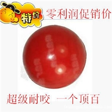 oky出口耐咬橡胶球咬不烂实心弹力球咬不坏宠物狗玩具（小号）