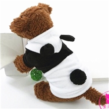 宠物衣服黑白熊猫变身装熊猫宝宝装两腿秋冬装狗衣服