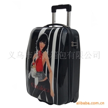 旅行拉杆箱，密码箱，时尚韩版PC拉杆箱批发