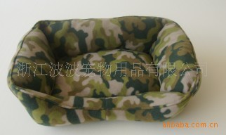 阿宝宠物【外贸库存】出口日本方型猫狗房宠物窝垫绿色迷彩