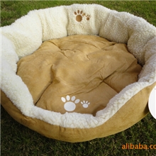 阿宝宠物【外贸库存】出口日本爱丽丝活动垫子猫狗房宠物窝茶色