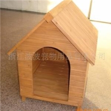 圣华工艺出口美国宠物房/木制狗房水彩棕色大号