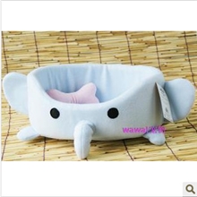 批发布绒小象型狗窝，狗窝猫窝宠物窝L号窝床窝垫