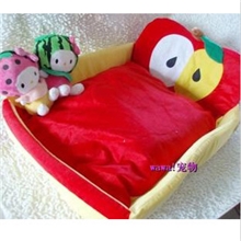 批发日本窝垫新款苹果床型窝垫猫窝狗窝宠物窝泰迪窝
