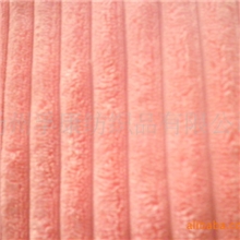 厂家供应粉色21条涤锦灯芯绒